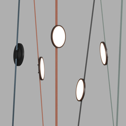 DK5566-BK Cветильник для трека-ремня Belty, серия Flow, со светодиодом, D168*H29.5мм, 48V DC, 10W, RA90, 120°, 4000K, IP20, черный, алюминий