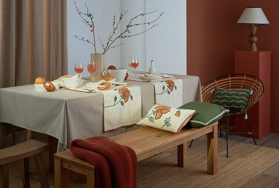 Салфетка под приборы spring flower из коллекции ethnic, 33х48 см