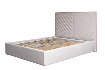 Кровать Garda Decor Милано Базовая (Milano Basic) c подъем.мех.велюр бежевый Colt002 173*220*125