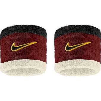Напульсник теннисный Nike Swoosh Classic Wristband 2P - cream/burgundy/black