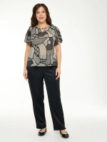 Блузка летняя полупрозрачная