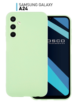 Чехол ROSCO для Samsung Galaxy A24 (арт.SS-A24-COLOURFUL-GREEN)