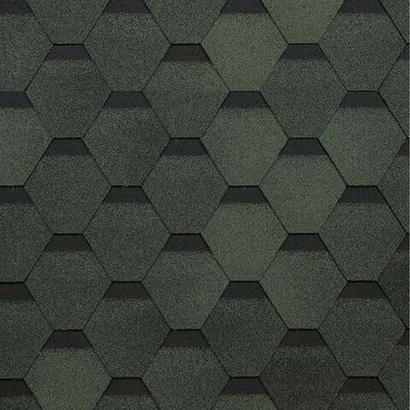 Гибкая черепица ТехноНиколь SHINGLAS Оптима зеленый 3 м2/ уп.