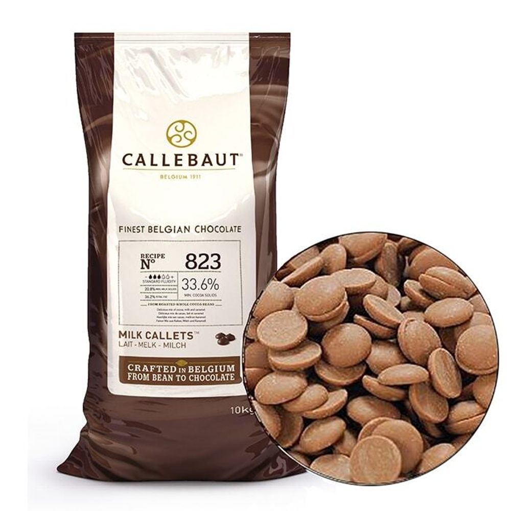 Шоколад Callebaut Молочный 33.6% (Пакет 10кг)