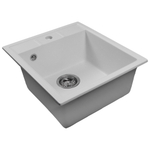 Мойка ML-GMS110 СТАНДАРТ прямоугольная, белый (331), 497*440*175мм