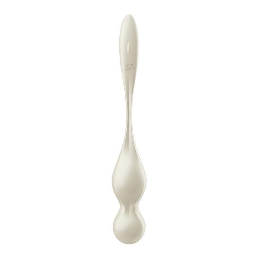 Белые вагинальные шарики Love Birds 1 (Цвет: белый)