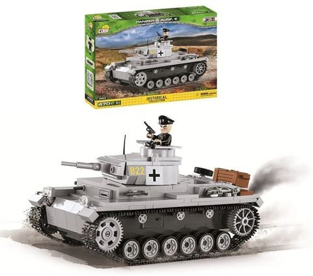 Конструктор пластиковый Cobi Panzer III Ausf.E - Сборная модель -Танк 470эл. - Коби 2523