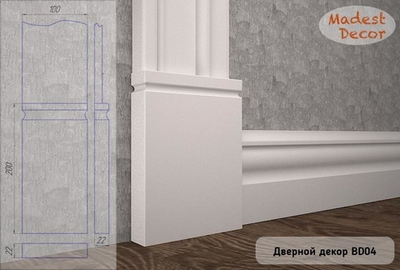 Декор дверной BD04