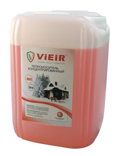 Теплоноситель -65°C для отопления (КРАС) 20л  ViEiR