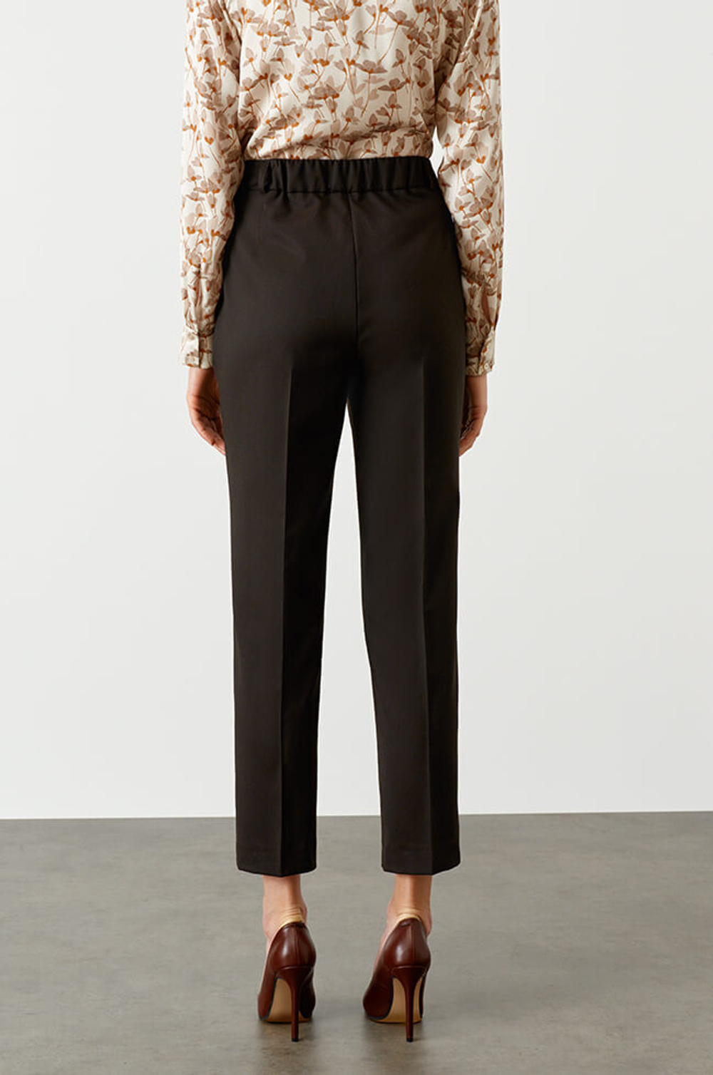 3928 Брюки женские (коричневый)