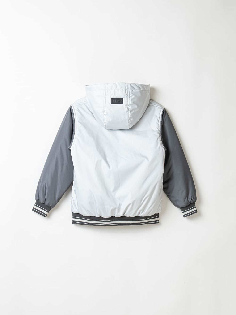 Бомбер с капюшоном "Жемчуг" утепленный 7+