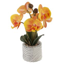 GAEM Цветочная композиция "Орхидея", L14 W13 H29 см