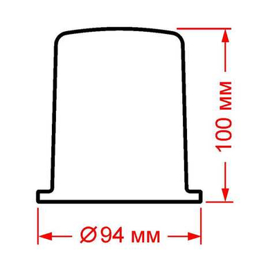 Стекло судового фонаря 565ЛВ