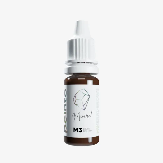 PEINTO - Пигмент для бровей M3 Light Brown (MINERAL by Пеинто)