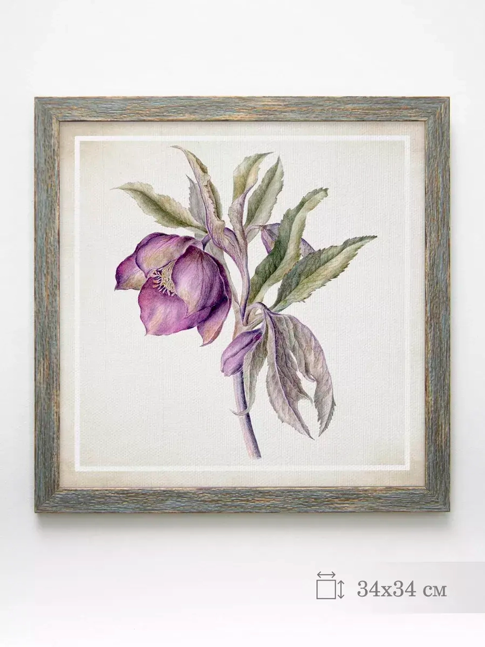 Картина на стену интерьерная на холсте 34*34 см