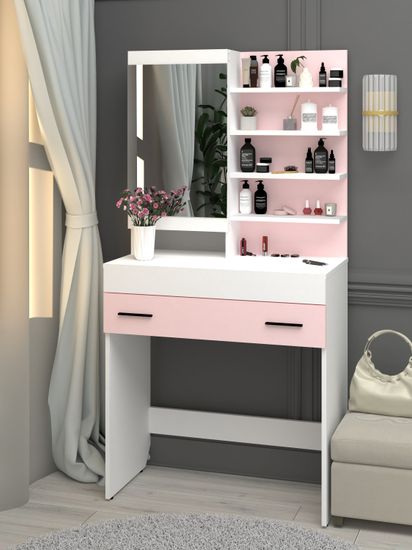 белый / розовый кварц