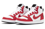 Nike Court Borough Mid casual Breathable Mid-top sneakers GS white and red stitching