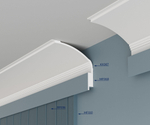 Cosca Decor. Панель RP016, 156х12x2800мм, Экополимер