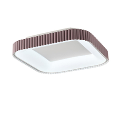 7770/56L AVRA LED SN 578 Светильник металл/белый/мокко LED (56Вт+14Вт) 3000-6000K 500х500 IP43 пульт ДУ+подсветка SHARMEL