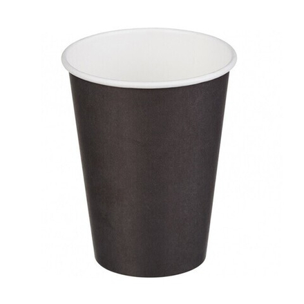 Стакан бумажный 1 сл 350 (420) мл d=90мм для горячего черный