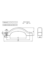 Ручка банная (230) - шт
