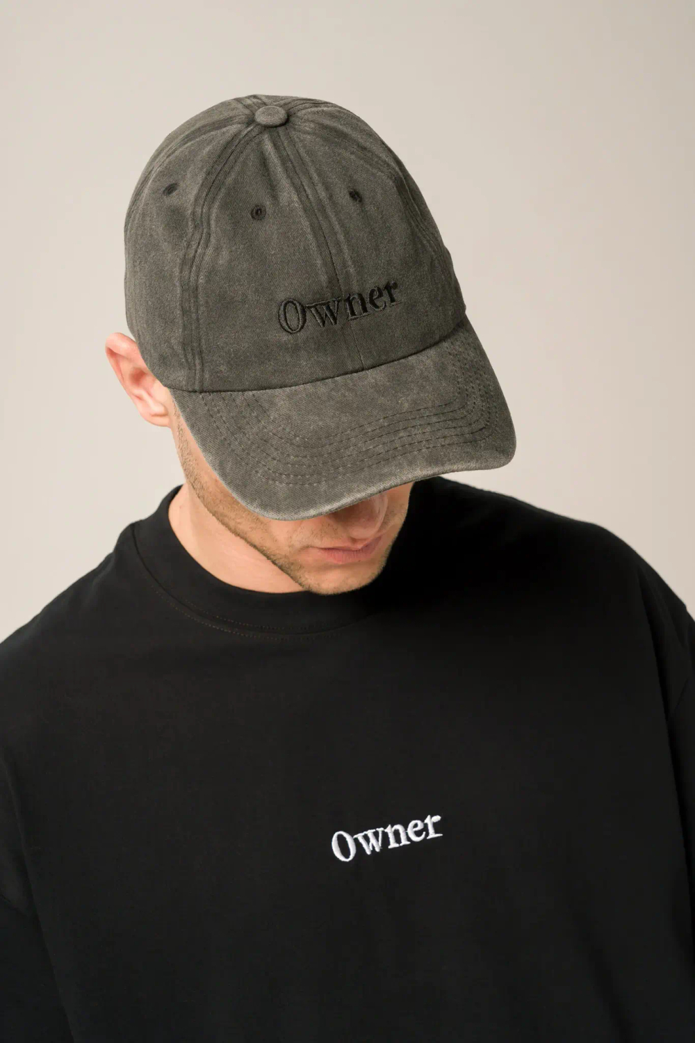 Кепка КУЛЬТУРА "OWNER", garment - dyed, черный
