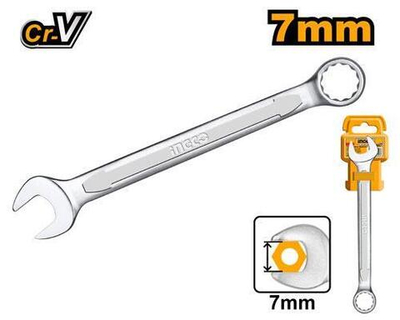 Комбинированный ключ 7 мм INGCO HCSPA071 INDUSTRIAL