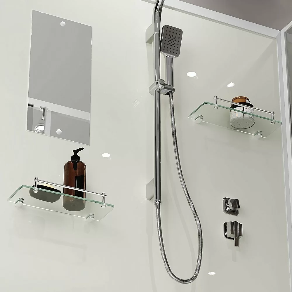 Душевая кабина Niagara Standart ST120/90/15Q/BK 120х90 стекло прозрачное/профиль белый