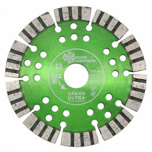 Диск алмазный отрезной TURBO SEGMENT Grand hot press 125x22 Trio Diamond