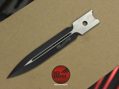Клинок для Microtech Ultratech Ultratech Death Card D/E "Memento Mori" A+++ - черный