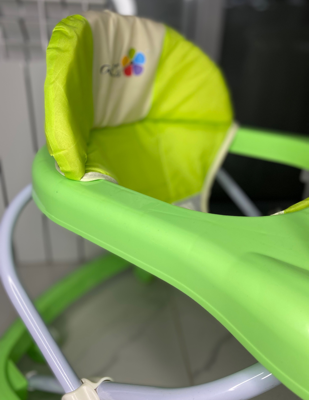 Ходунки, Alis, "Карусельки С", 7 колес, музыкальные игрушки, зеленый