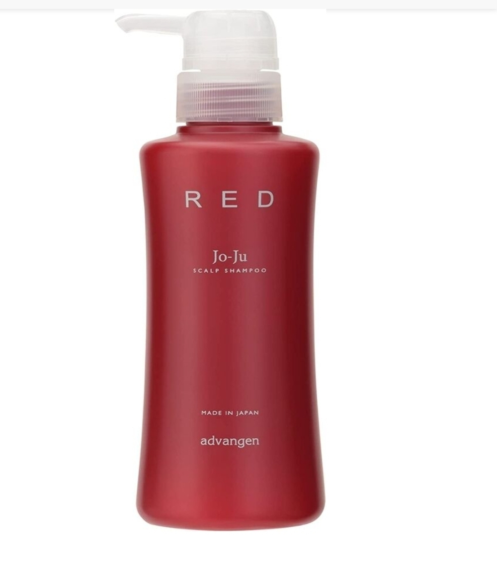 ADVANGEN Jo-Ju RED Scalp Shampoo - восстанавливающий шампунь с целебными экстрактами с ароматом роз