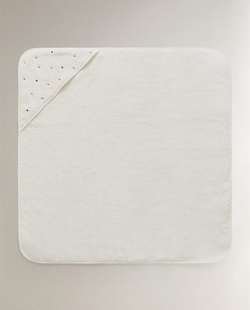 ZARA HOME ДЕТСКОЕ ПОЛОТЕНЦЕ С КАПЮШОНОМ