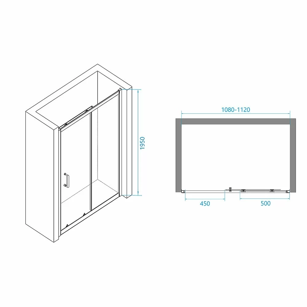 Душевая система RGW Shower Panels SP-6143-01 50140801-01 хром