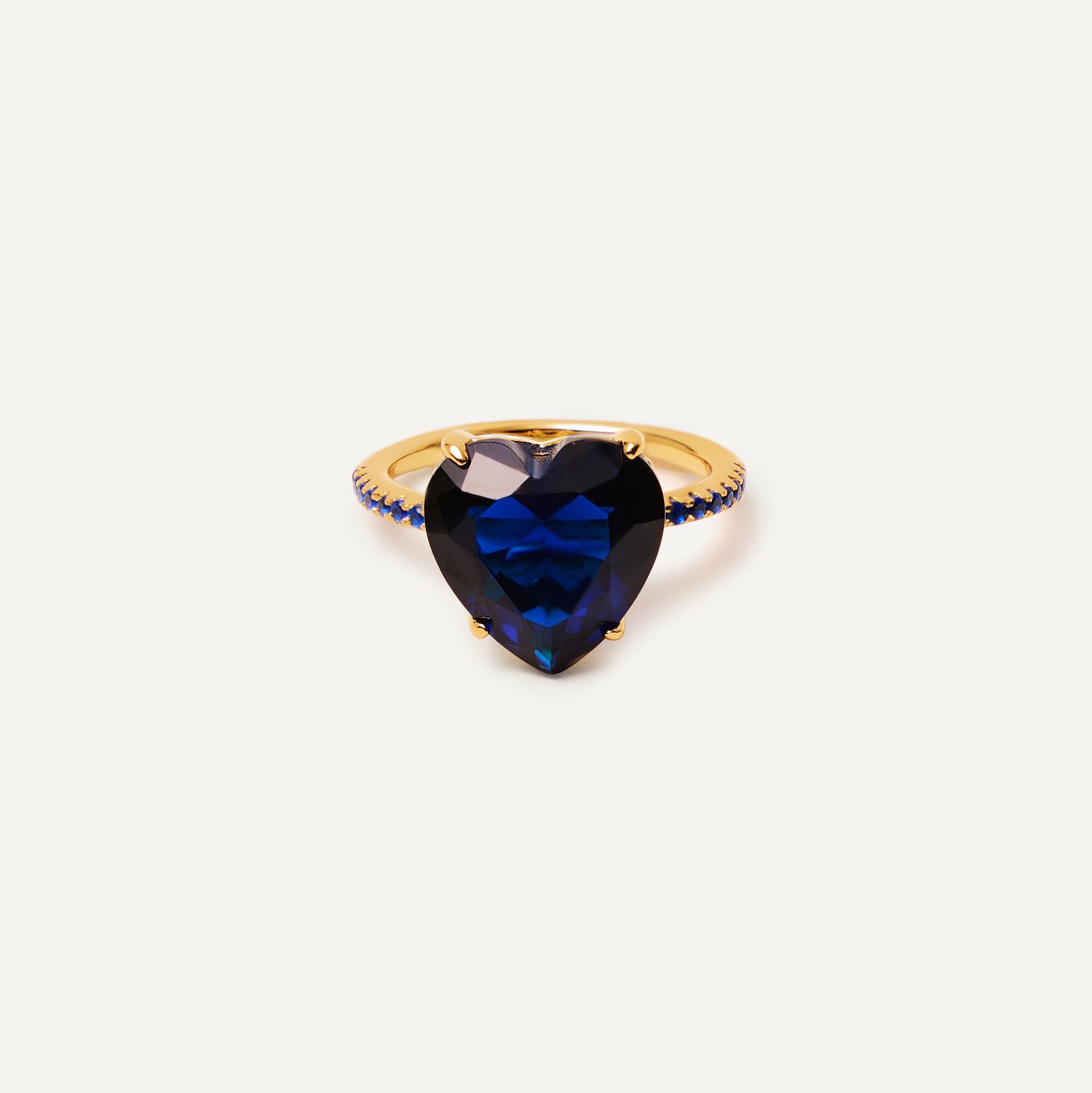 Кольцо Sex in the City Ring Gold Sapphire - September