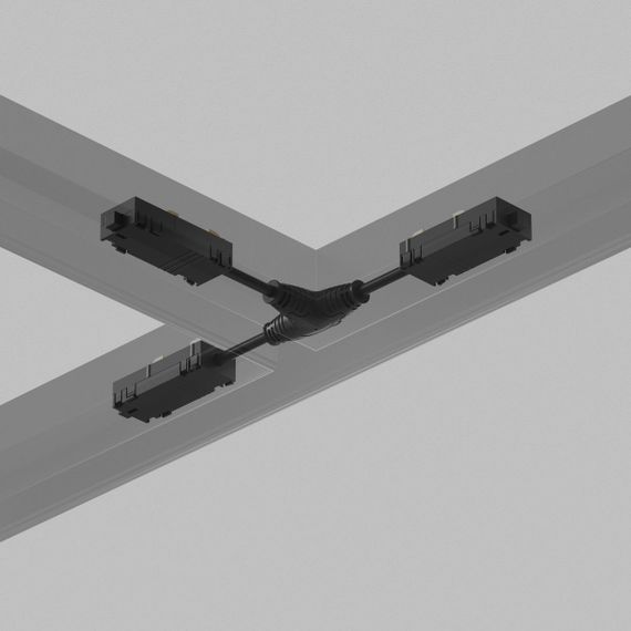 Коннектор Т-образный Denkirs Smart Hide TR2115-BK