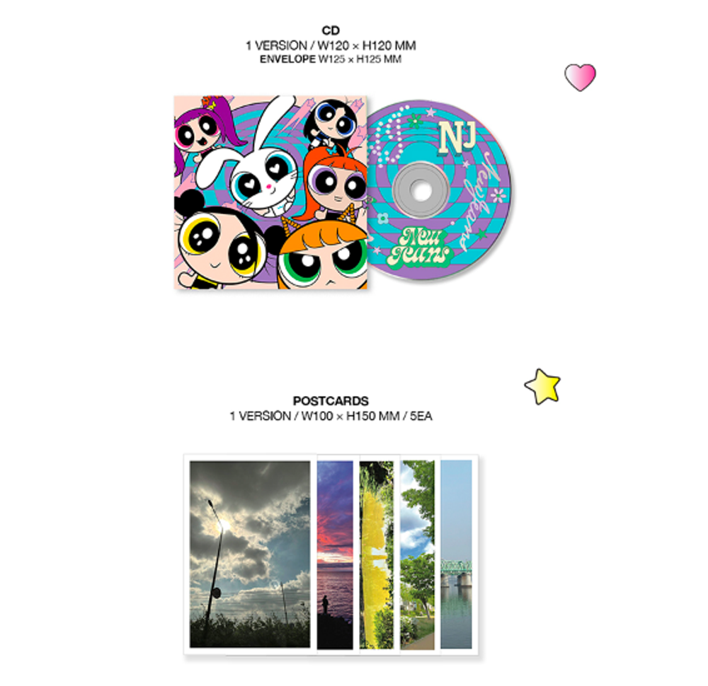 Альбом NewJeans - Get Up (The POWERPUFF GIRLS X NJ Box ver.)