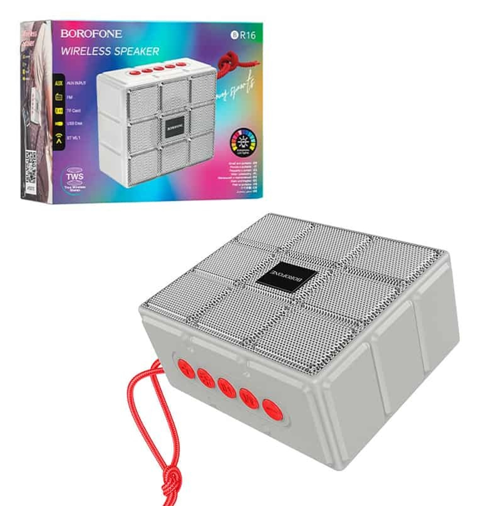 Колонка - Bluetooth BOROFONE BR16 (серый)