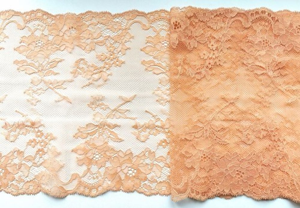 Эластичное кружево, ОПТ, телесный 23 см (Артикул: EK-1044), м