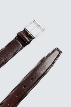 ZARA ЭЛЕГАНТНЫЙ КОЖАНЫЙ РЕМЕНЬ, КОРИЧНЕВЫЙ