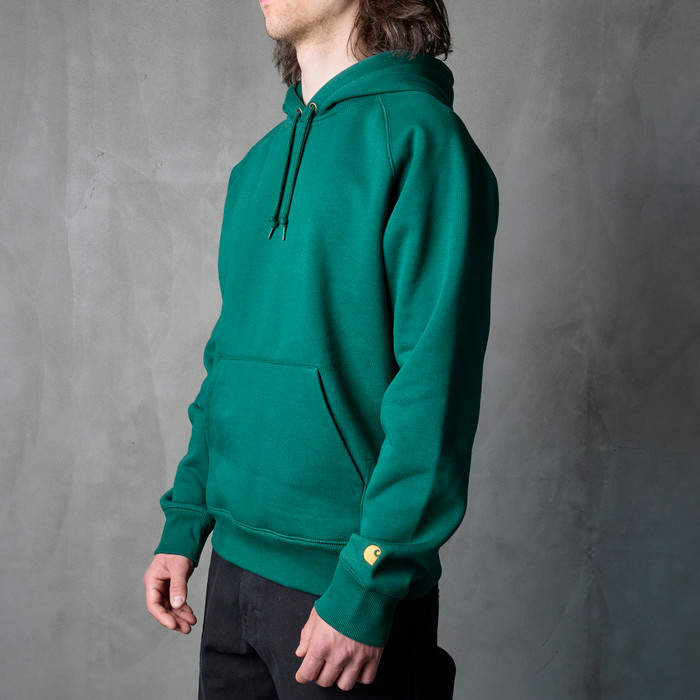 Толстовка мужская Carhartt WIP Hooded Chase Sweatshirt артикул:I033661_chervill - купить в магазине Дайс