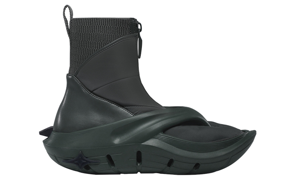 MADGAMMA Mid-Calf Boots Unisex Cyan/Black