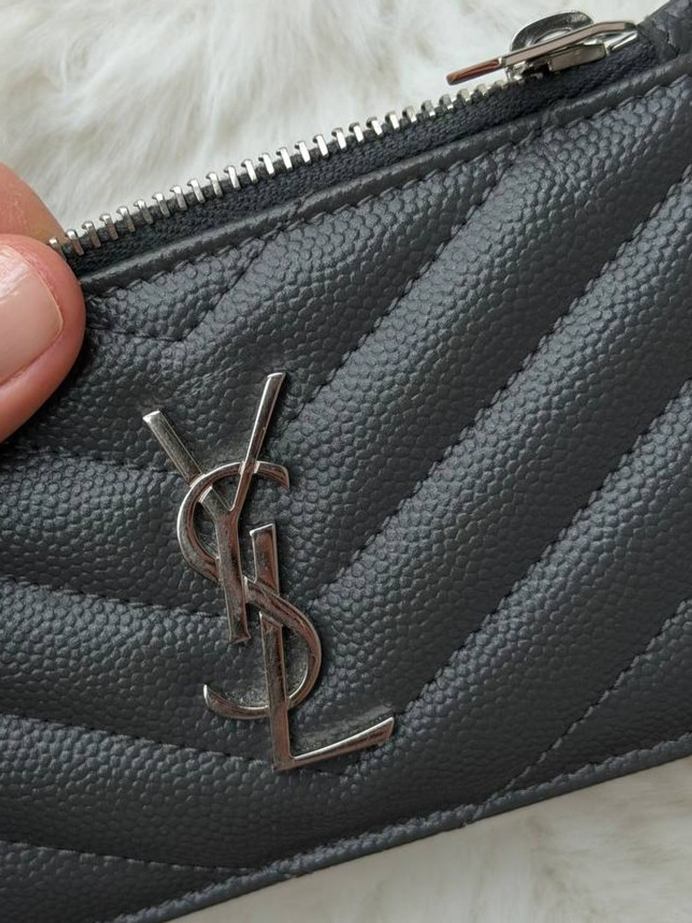 Картхолдер Saint Laurent Monogram Fragments