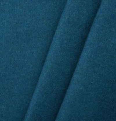 Пальтовое сукно 420 гр/м2, 50% шерсть, 50% п/э, 150 см, морская волна