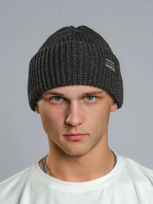 Шапка Docker темно-серая - фото 2