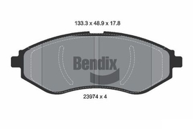 BENDIX Braking - BPD1347-BEN - Brake Pad Set, disc brake