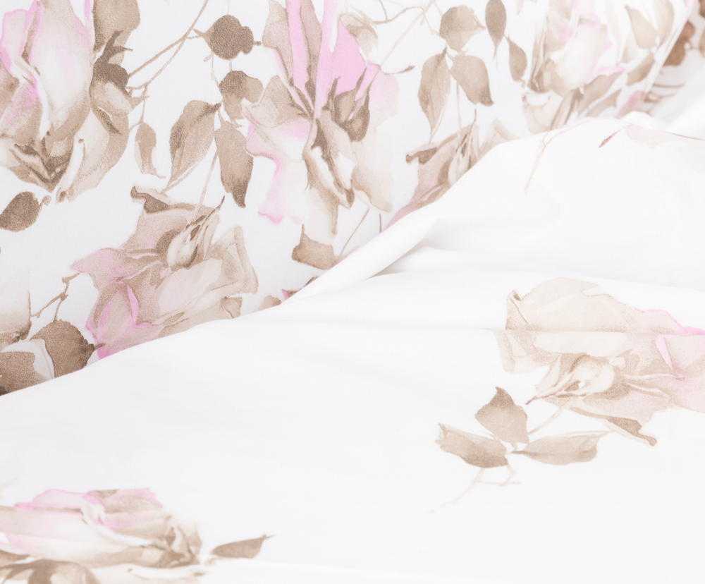 Постельное белье семейное Mirabello Ombre di Rose розовое