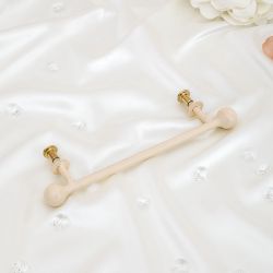 Ручка мебельная Саймон Гласс Айвори