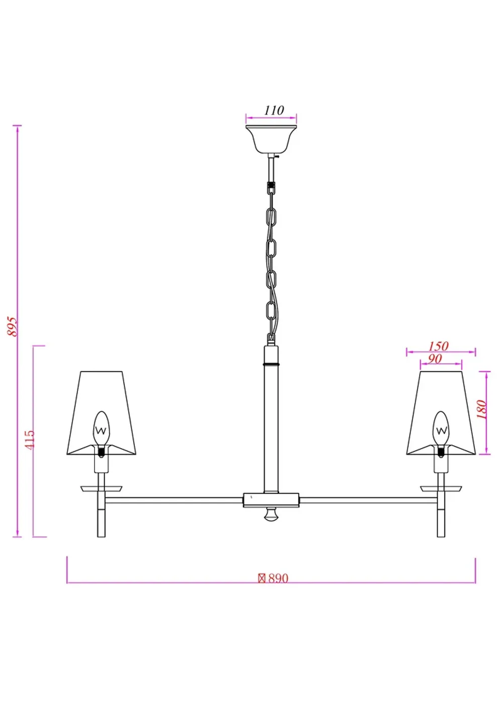 Подвесная люстра Arte Lamp RICCARDO