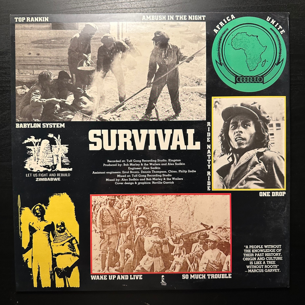 Bob Marley & The Wailers - Survival (Скандинавия 1979г.)